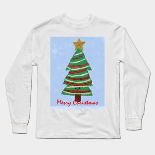 Merry Christmas Tree Long Sleeve T-Shirt